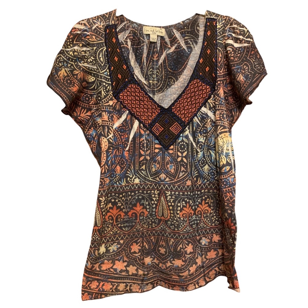 Live and Let Live Petite Top